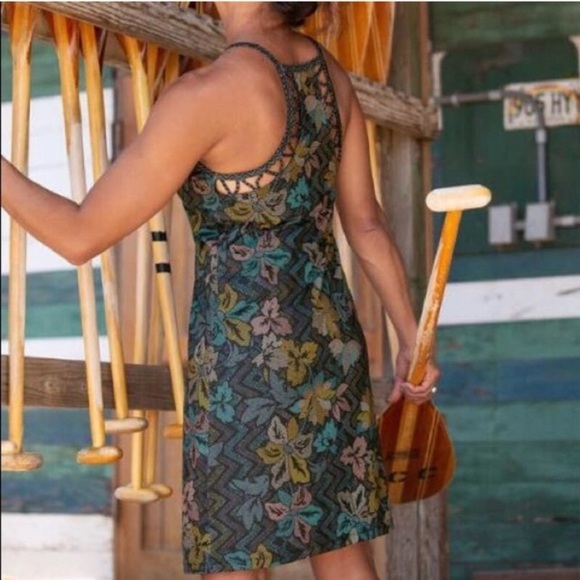 PRANA Ardor Dress Black Horchata Small - Picture 9 of 10